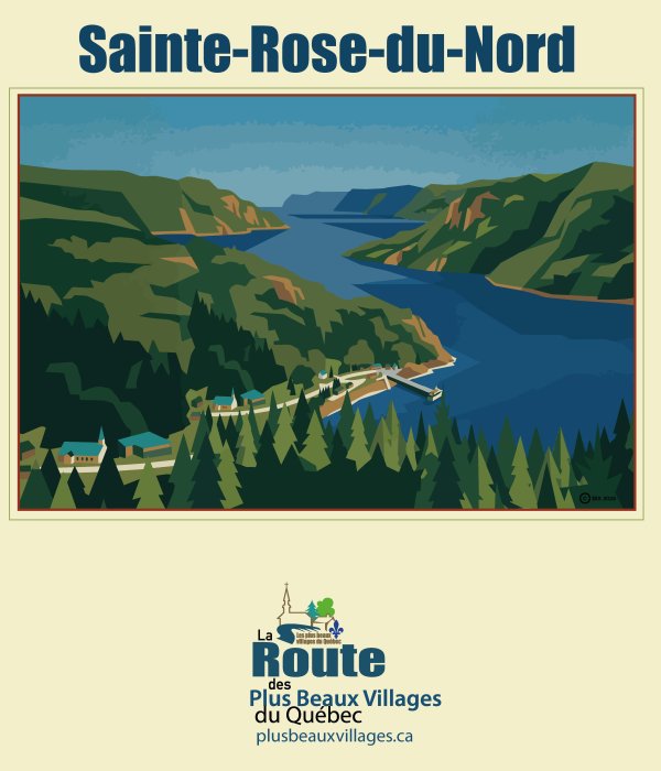 Affiche Sainte-Rose-du-Nord